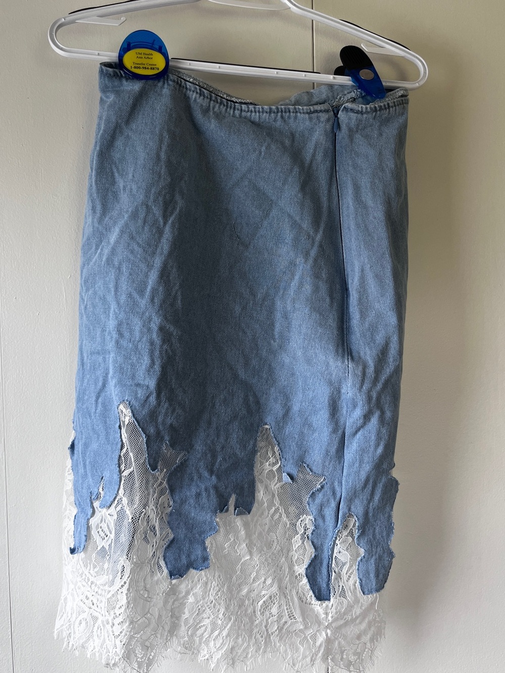 Poéselle denim skirt